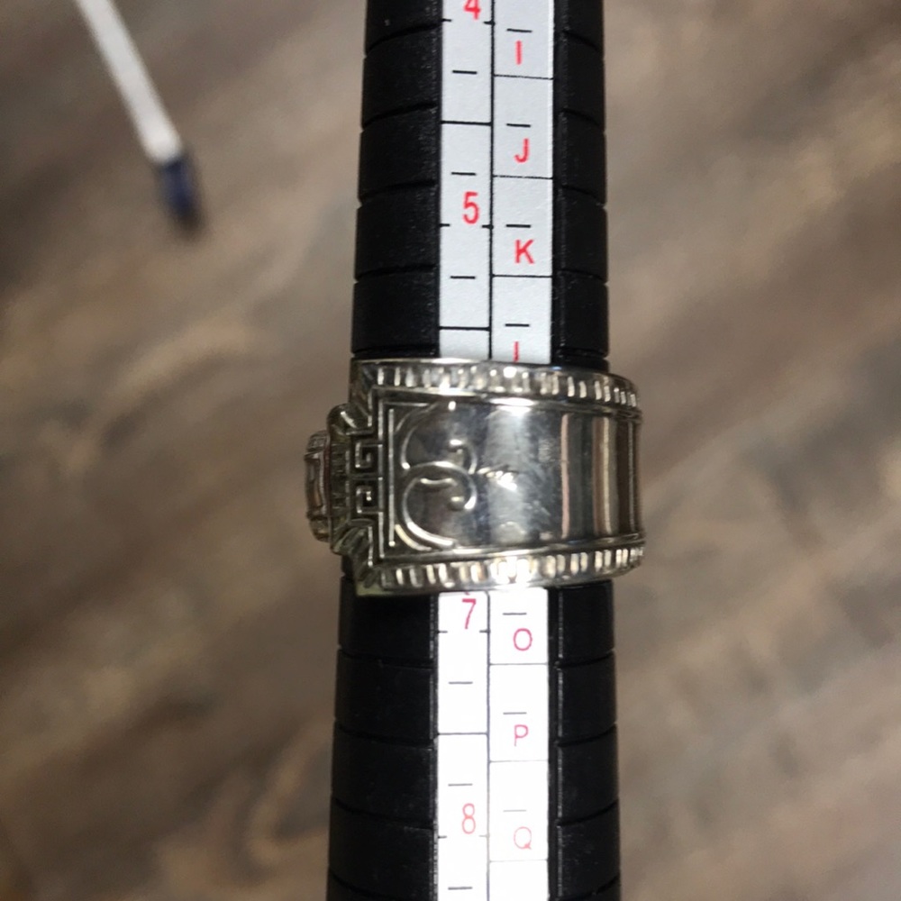 Spoon ring size 7 silver